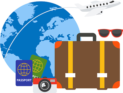 出境旅行插畫(huà)素材 用畫(huà)筆繪出多彩的旅途記憶